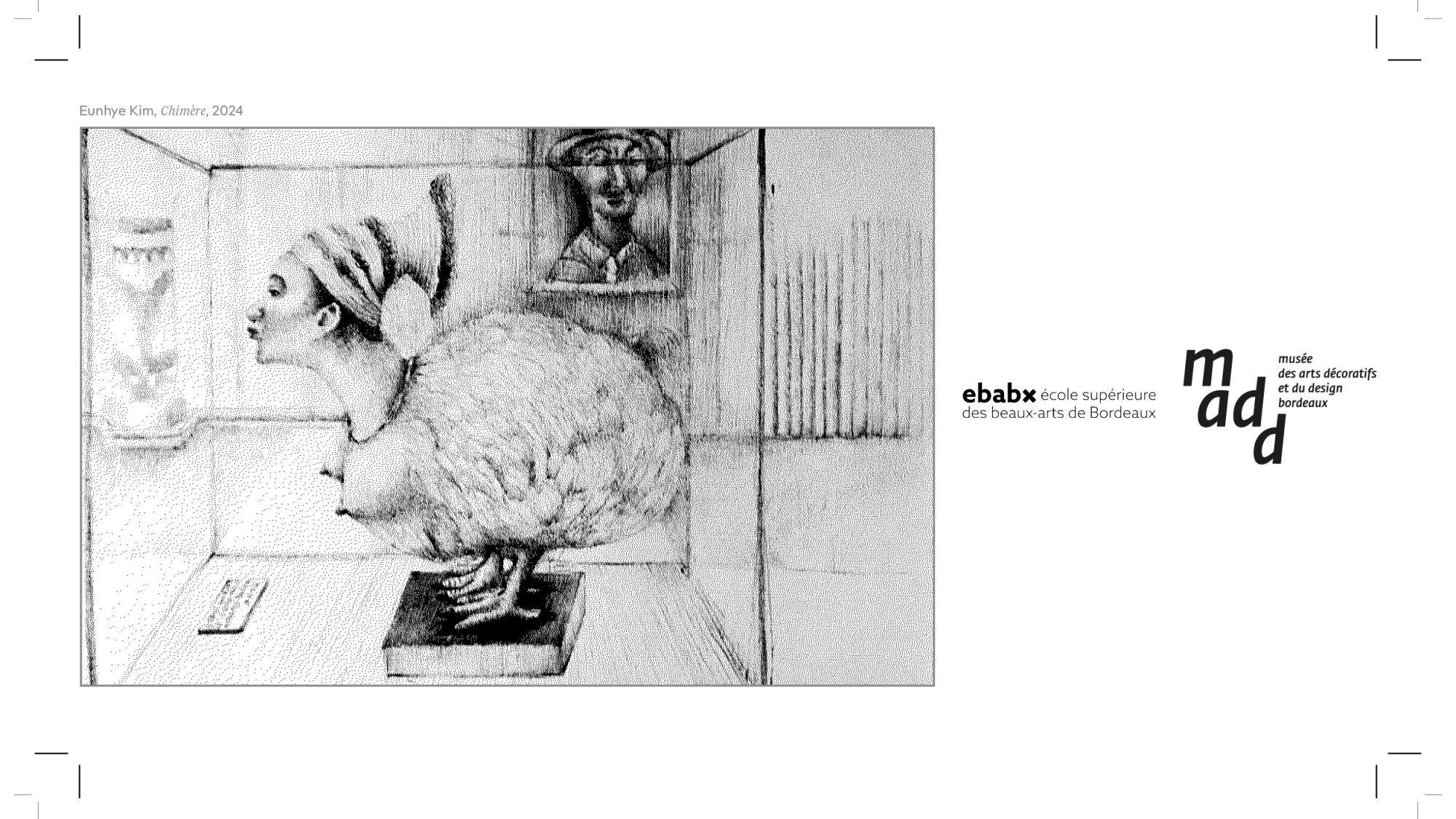 Objets orphelins et mus&eacute;es &agrave; l&rsquo;&egrave;re d&eacute;coloniale - graphisme : Quentin Martial - Visuel : Eunhye Kim, Chim&egrave;re, 2024