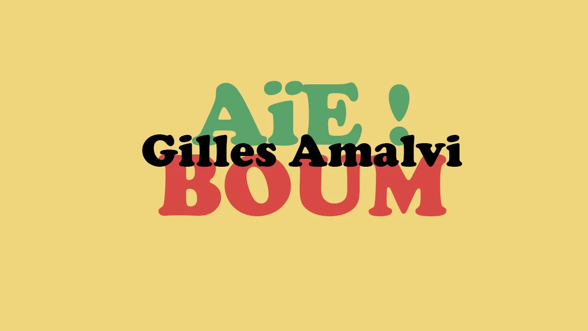 Gilles Amalvi - A&iuml;E! BOUM aux &eacute;ditions Le Quartanier