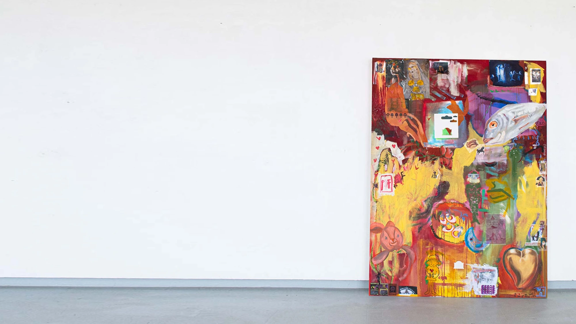 Visuel : peinture collective des &eacute;tudiant&middot;e&middot;s de l'ebabx
