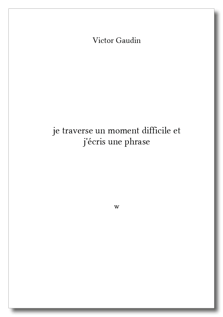 M&eacute;moire Victor Gaudin