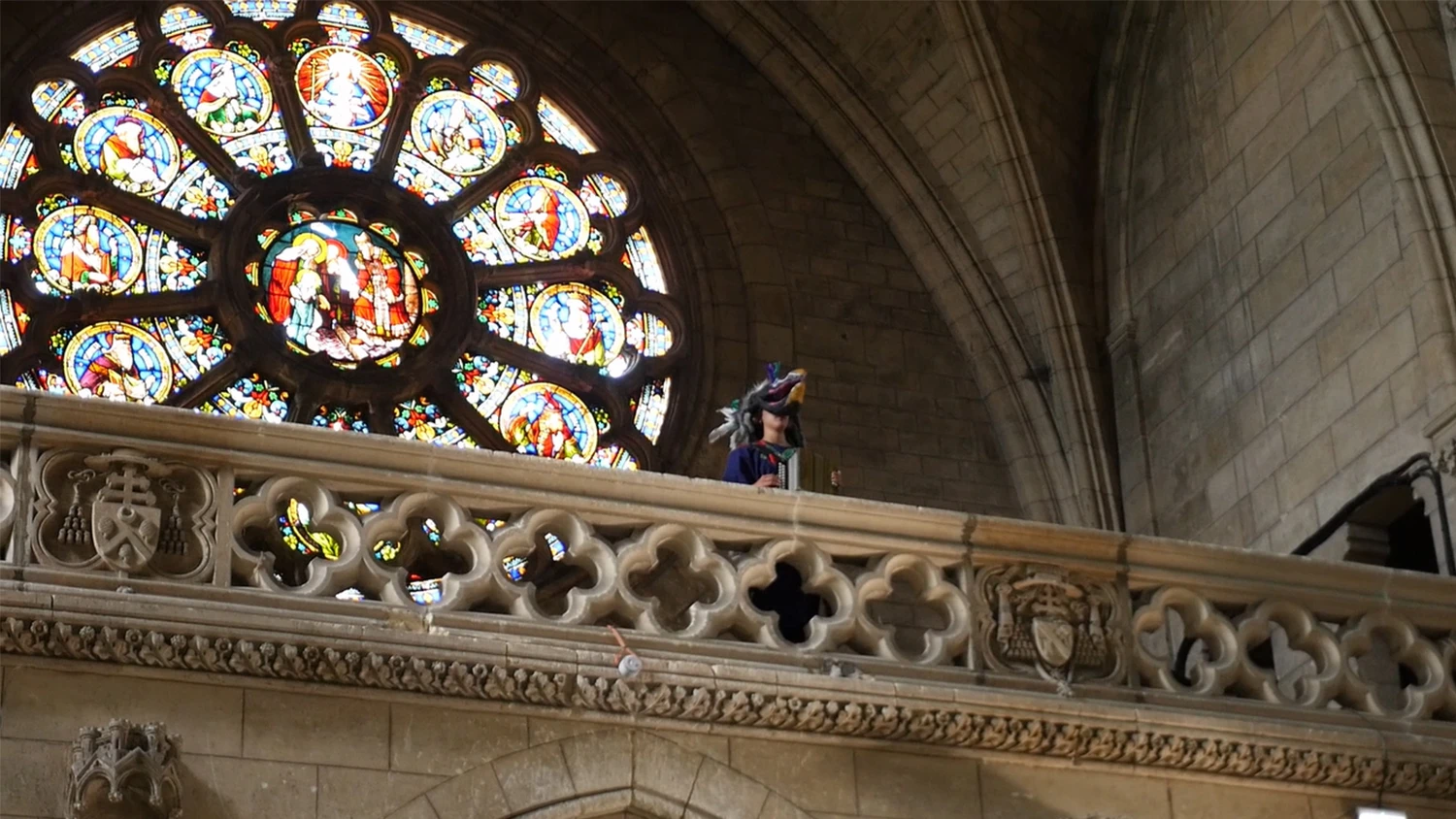 DNSEP Art 2021 Oc&eacute;ane Poyet, Corbeau, chapelle du Crous Bordeaux